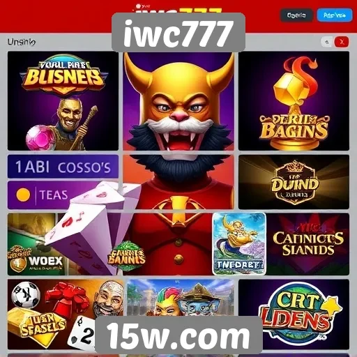 iwc777 oferece ampla variedade de jogos online